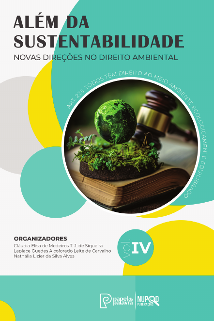 Capa do livro Além da Sustentabilidade: novas direções no Direito Ambiental, Volume IV